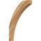 Ekena Millwork 4"W x 24"D x 36"H Thorton Rough Sawn Knee Brace, Western Red Cedar BRC04X24X36THR00RWR - alternate 1